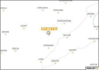 map of Xuezhen