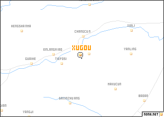 map of Xugou