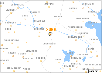 map of Xuhe