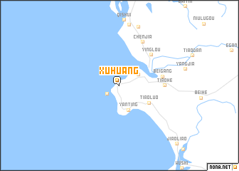 map of Xuhuang