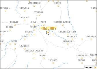 map of Xujchay