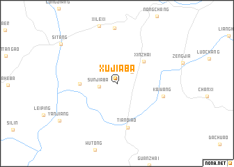 map of Xujiaba