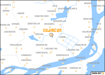 map of Xujiacun