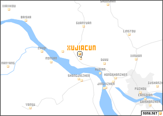 map of Xujiacun