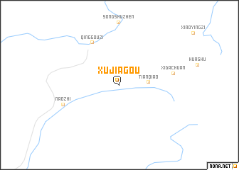 map of Xujiagou