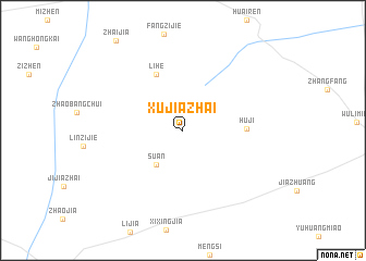 map of Xujiazhai