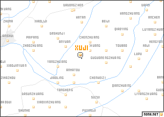 map of Xuji