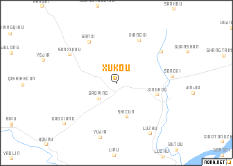 map of Xukou