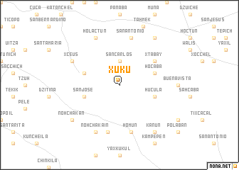 map of Xukú