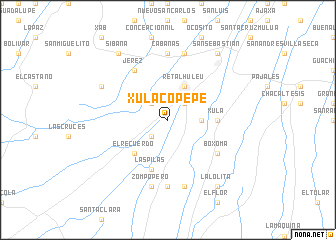 map of Xulá Copepé