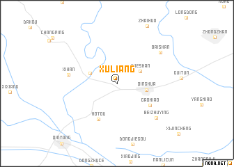 map of Xuliang