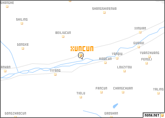 map of Xuncun