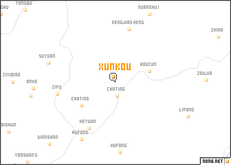 map of Xunkou