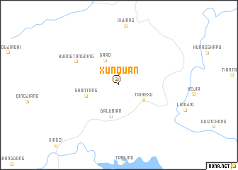 map of Xunquan