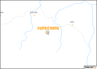 map of Xunsichang