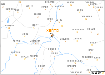 map of Xunya