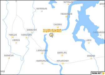 map of Xupishan