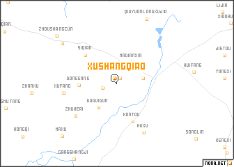 map of Xushangqiao