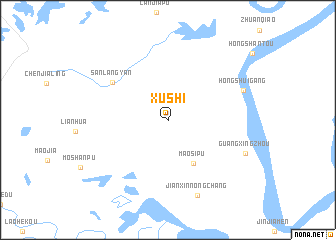 map of Xushi