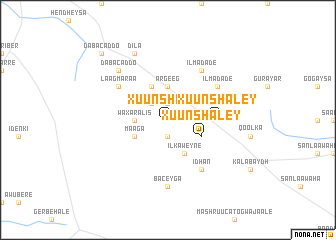 map of Xuunshaley