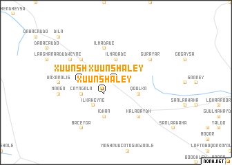 map of Xuunshaley