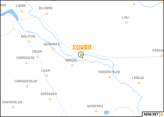 map of Xuwan