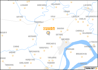 map of Xuwan