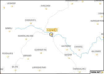 map of Xuwei