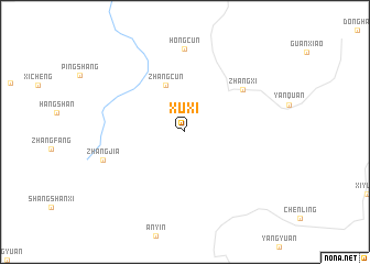 map of Xuxi