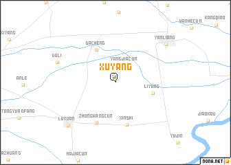 map of Xuyang