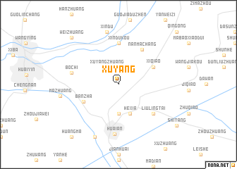 map of Xuyang