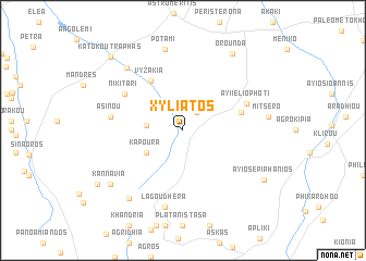 map of Xyliatos