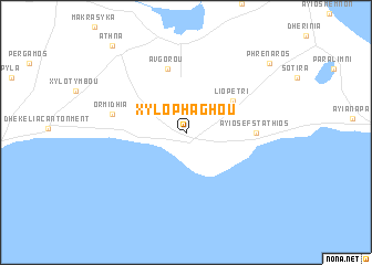 map of Xylophaghou