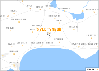 map of Xylotymbou