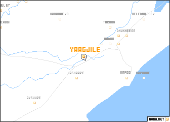 map of Yaag Jile