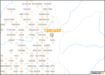 map of Yaakwan