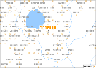 map of Yaapese