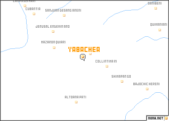 map of Yabachea