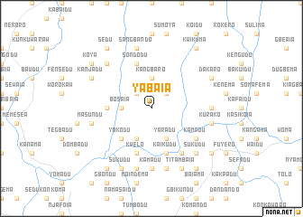 map of Yabaia
