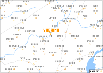 map of Yabaima