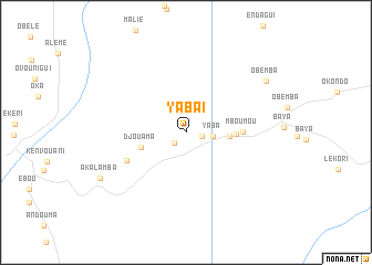 map of Yaba I