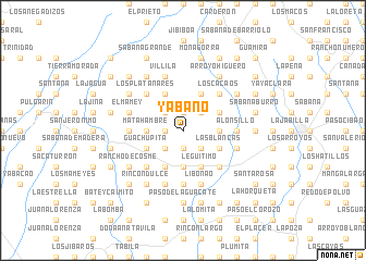 map of Yábano
