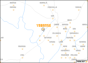 map of Yabansé
