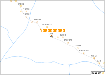 map of Yabarangba