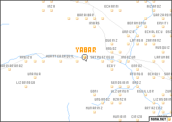 map of Yábar