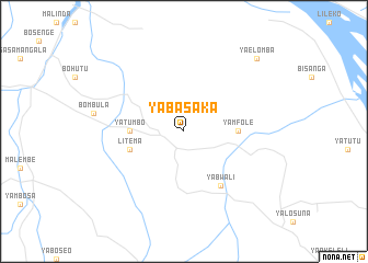 map of Yabasaka