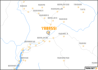 map of Yabassi