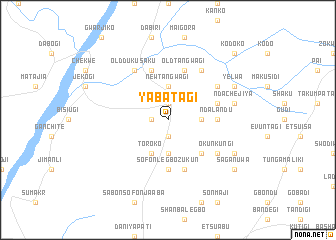 map of Yabatagi