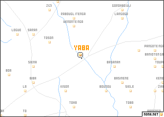 map of Yaba