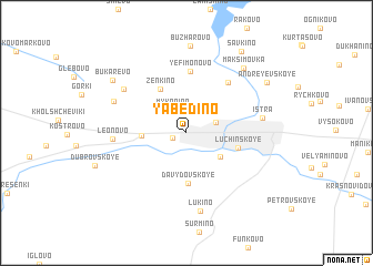 map of Yabedino